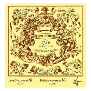 Antica Formula Etikette